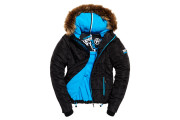 Fur Hooded Sports Puffer Jacket