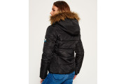 Fur Hooded Sports Puffer Jacket