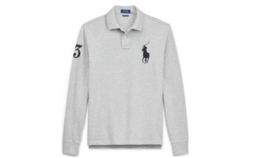 Slim Fit Long-Sleeve Polo