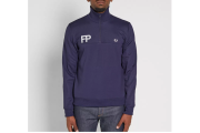 HALF ZIP LOGO TRACK JACKET