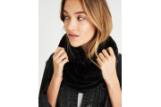 FAUX MINK TWISTED SNOOD