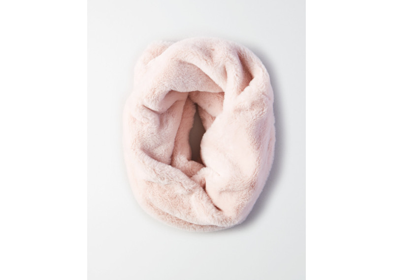 FAUX MINK TWISTED SNOOD