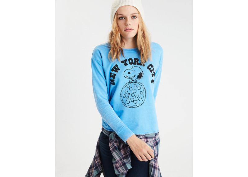 PEANUTS NYC GRAPHIC SWEATSHIRT