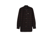 LAUREL WREATH OVERDYED TARTAN SHIRT