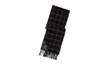 Reversible Windowpane Scarf