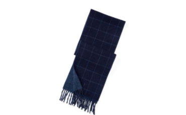 Reversible Windowpane Scarf