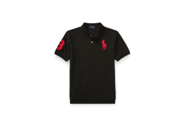 Cotton Mesh Polo Shirt (大童)