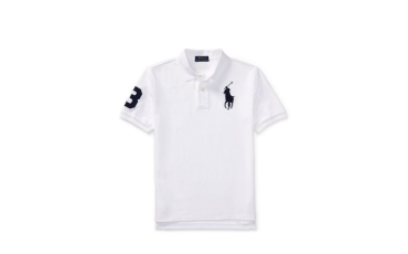 Cotton Mesh Polo Shirt (大童)