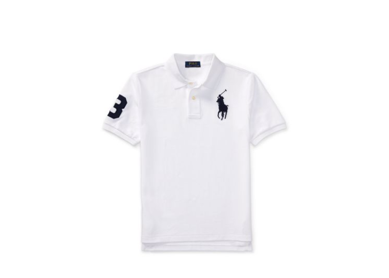 Cotton Mesh Polo Shirt (大童)