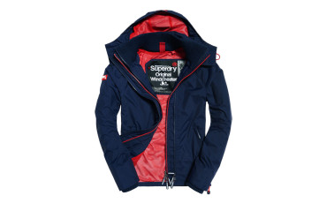 Pop Zip Hooded Technical Windcheater Jacket