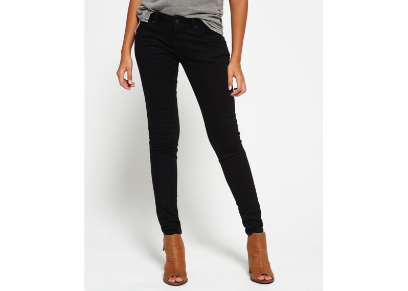 Cassie Skinny Jeans Jet Black