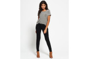 Cassie Skinny Jeans Jet Black