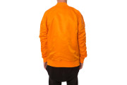 ORANGE NYLON BOMBER JACKET