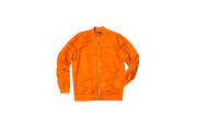 ORANGE NYLON BOMBER JACKET