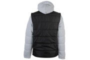 Mixed Fabric Padded Jacket