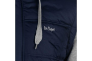 Mixed Fabric Padded Jacket