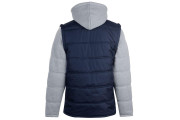 Mixed Fabric Padded Jacket