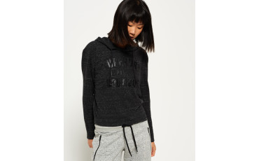 Parisian Graphic Crop Hoodie