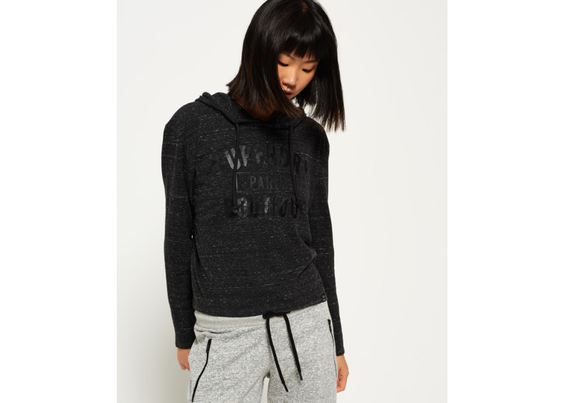 Parisian Graphic Crop Hoodie