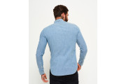 Tailored Long Sleeve Indigo Slim Shirt