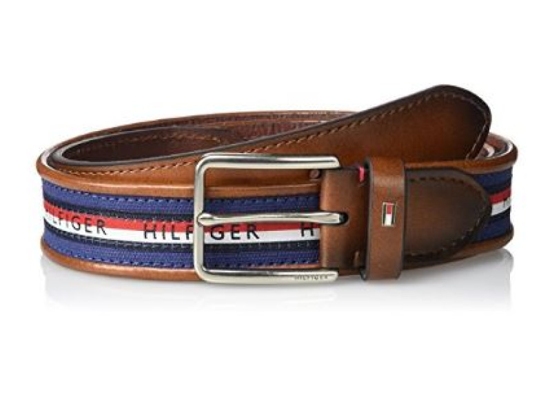 Stripe Fabric Casual Belt