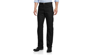 Slim Straight-Fit Lightweight Five-Pocket Twill Pant