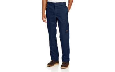 Regular Straight Fit Double Knee Stretch Twill Work Pant