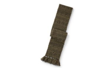 Fair Isle Merino Wool Scarf