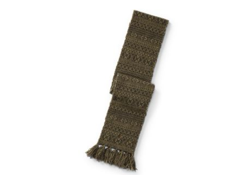 Fair Isle Merino Wool Scarf