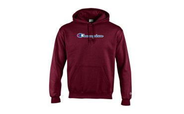 Fleece Hoodie - Blue Script