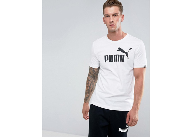 Puma ESS No.1 T-Shirt In White