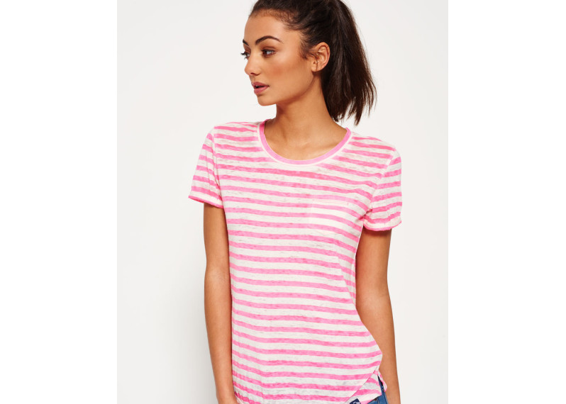 Essentials Sheer Stripe T-Shirt