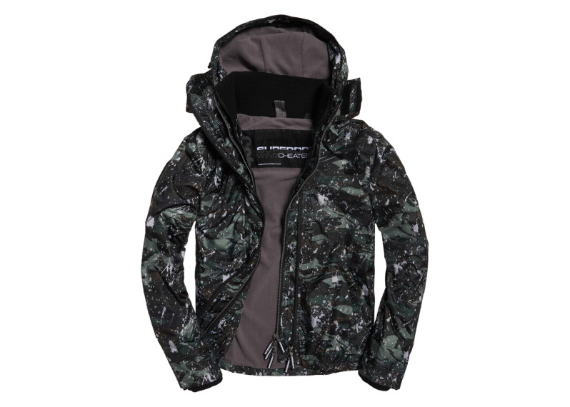 Pop Zip Print Hooded Arctic SD- Windcheater Jacket