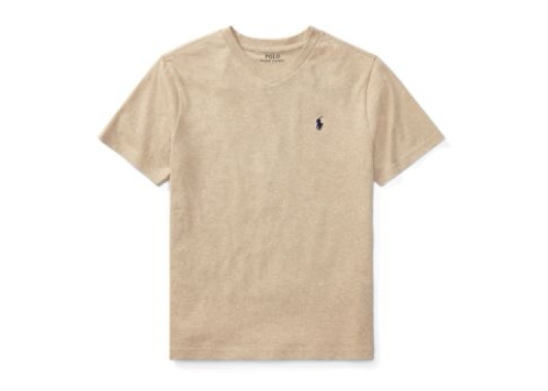 大童裝 Cotton Jersey V-Neck T-Shirt