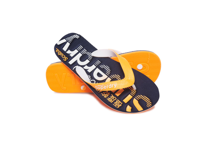 Scuba Logo Faded Flip Flops