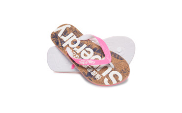 Printed Cork Flip Flops