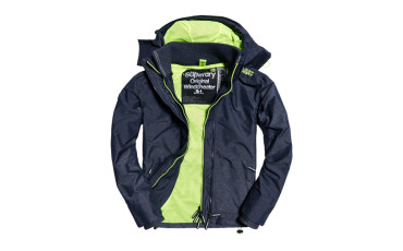 Pop Zip Hooded Technical Windcheater Jacket 