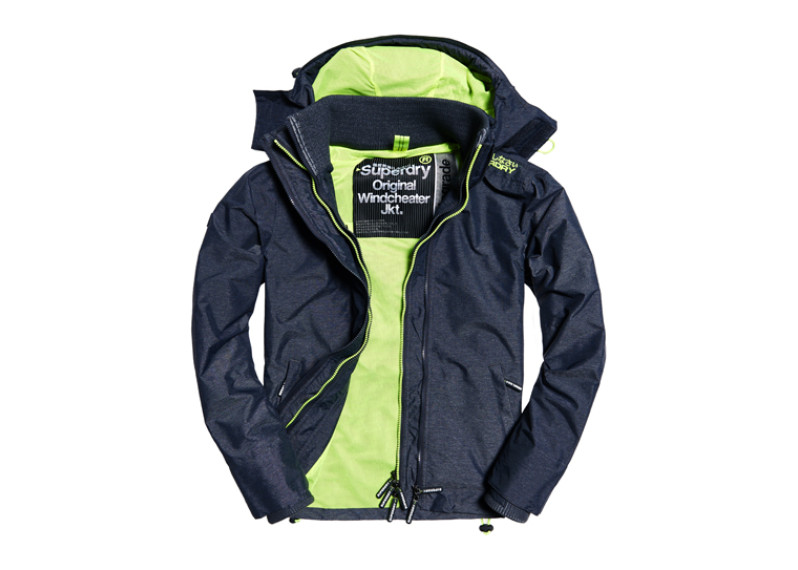 Pop Zip Hooded Technical Windcheater Jacket 