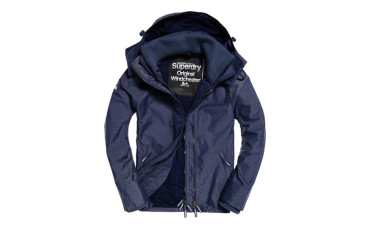 Pop Zip Hooded Technical Windcheater Jacket 