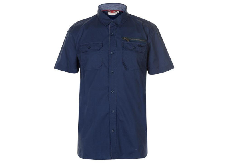 Zip Pocket Short Sleeve Shirt