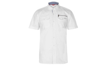 Zip Pocket Short Sleeve Shirt