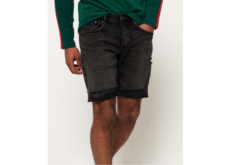 Officer Slim Denim Shorts