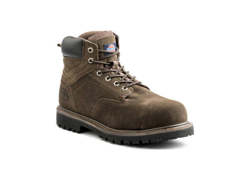 Steel Toe Work Boots Brown