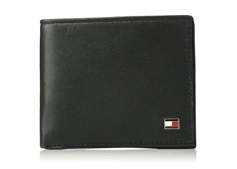 RFID Blocking 100% Leather Passcase Bifold Wallet