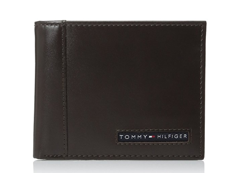 Leather Cambridge Passcase Wallet with Removable Card Holder