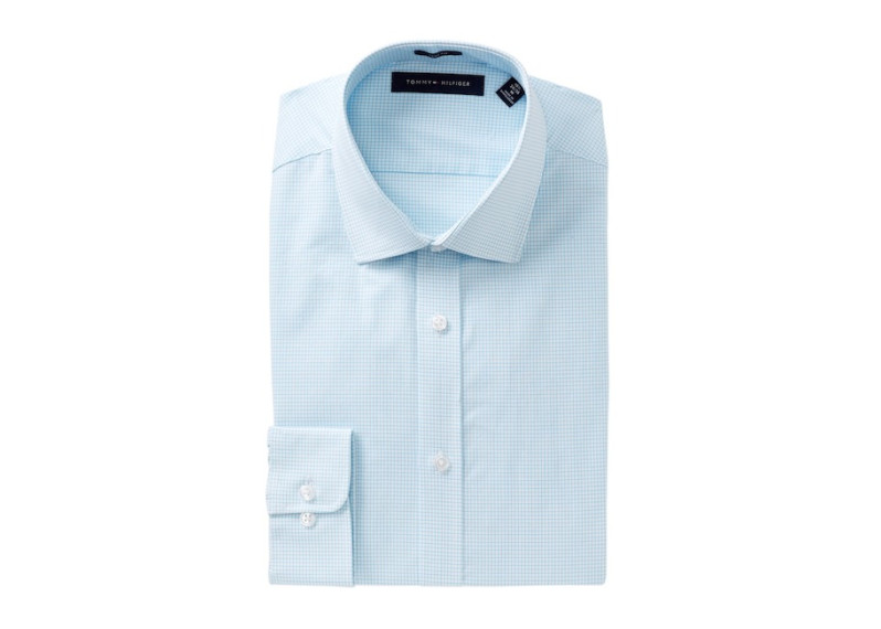 Tommy Hilfiger Slim Fit Gingham Dress Shirt