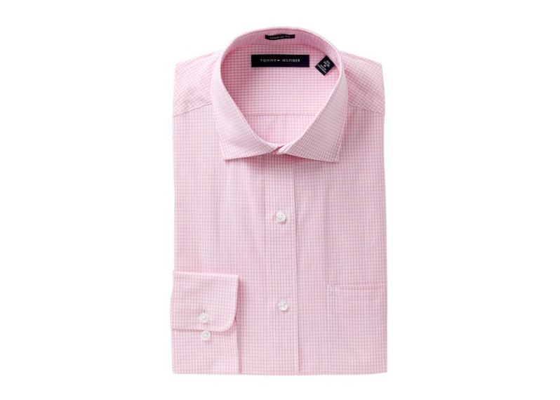 Tommy Hilfiger Regular Fit Gingham Dress Shirt