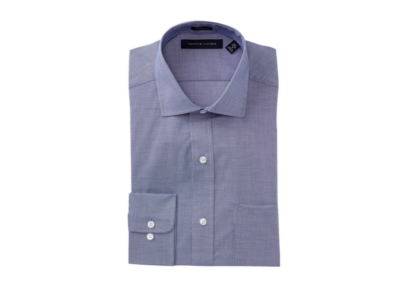 Tommy Hilfiger Regular Fit Poplin Dress Shirt