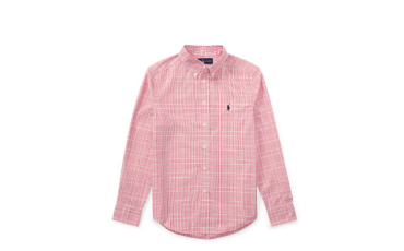 Plaid Cotton Poplin Shirt 大童