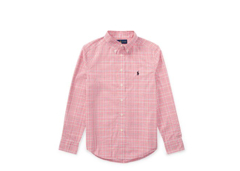 Plaid Cotton Poplin Shirt 大童